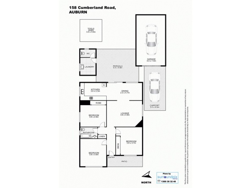 158 Cumberland Road, Auburn NSW 2144 Floorplan