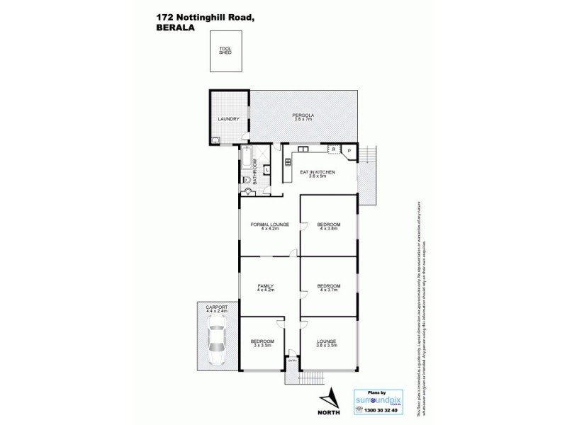 172 Nottinghill Rd, Berala NSW 2141 Floorplan