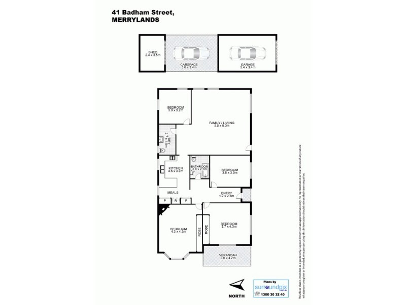 41 Badham St, Merrylands NSW 2160 Floorplan