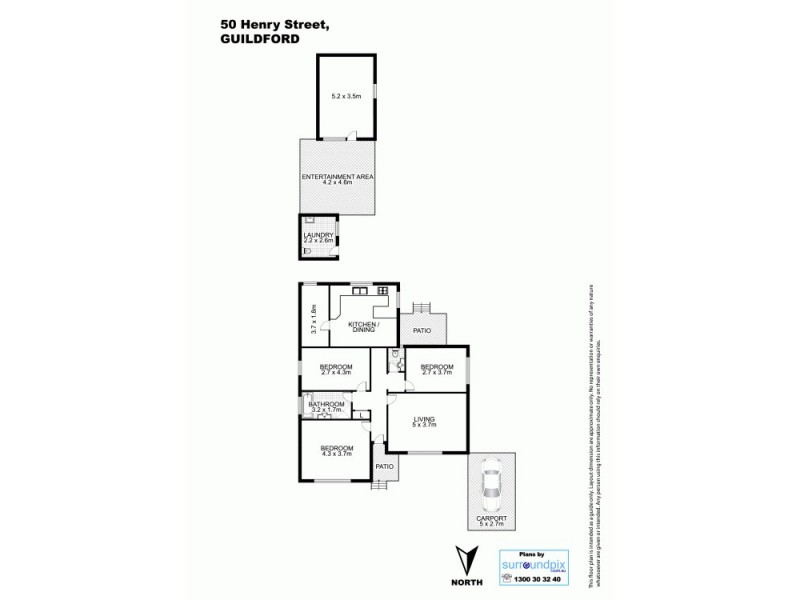 50 Henry St, Guildford NSW 2161 Floorplan