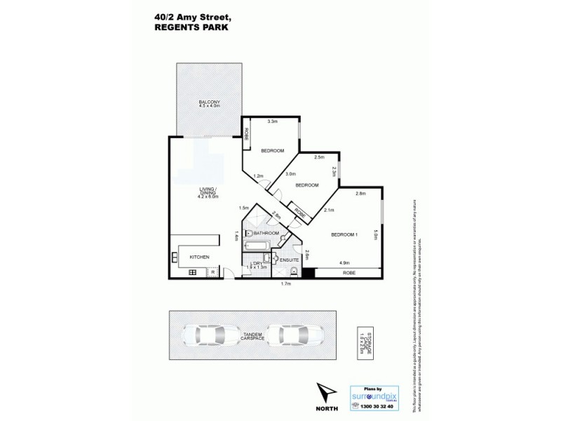 40/2 Amy St, Regents Park NSW 2143 Floorplan