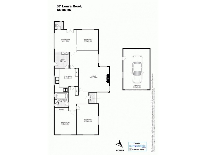 37 Leura Rd, Auburn NSW 2144 Floorplan