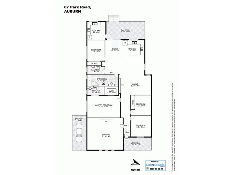 87 Park Rd, Auburn NSW 2144 Floorplan