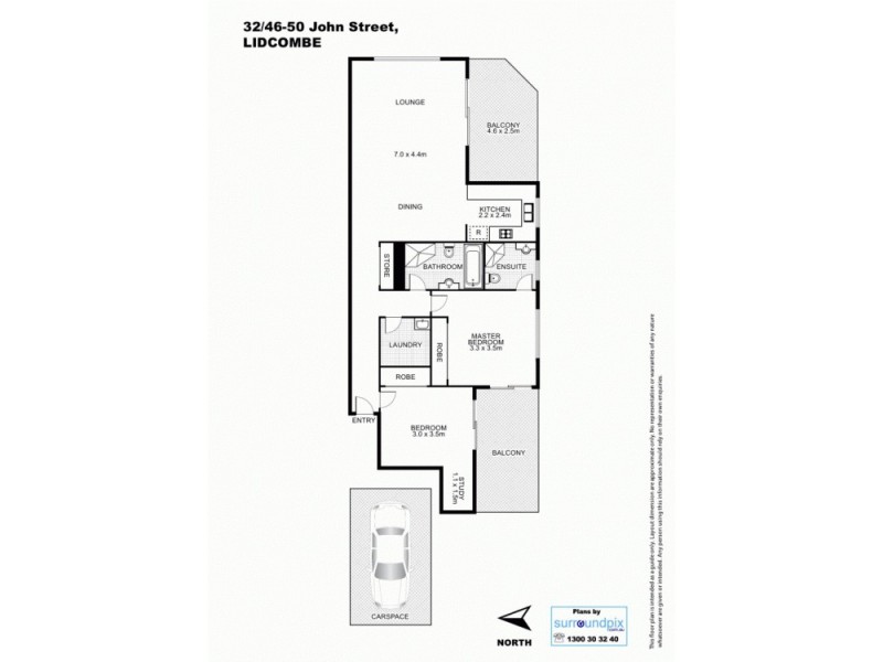 32/46-50 John St, Lidcombe NSW 2141 Floorplan