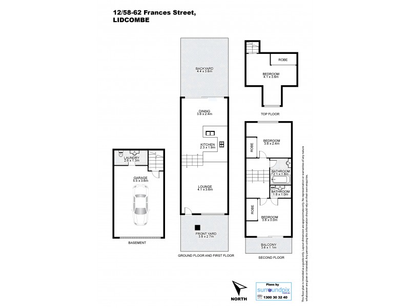 12/58-62 Frances St, Lidcombe NSW 2141 Floorplan