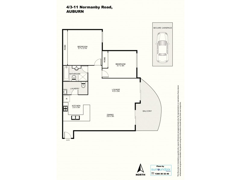 4/3-11 Normanby Road, Auburn NSW 2144 Floorplan