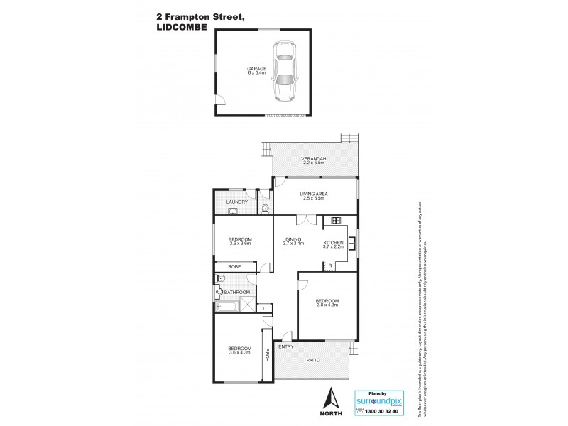 2 Frampton St, Lidcombe NSW 2141 Floorplan