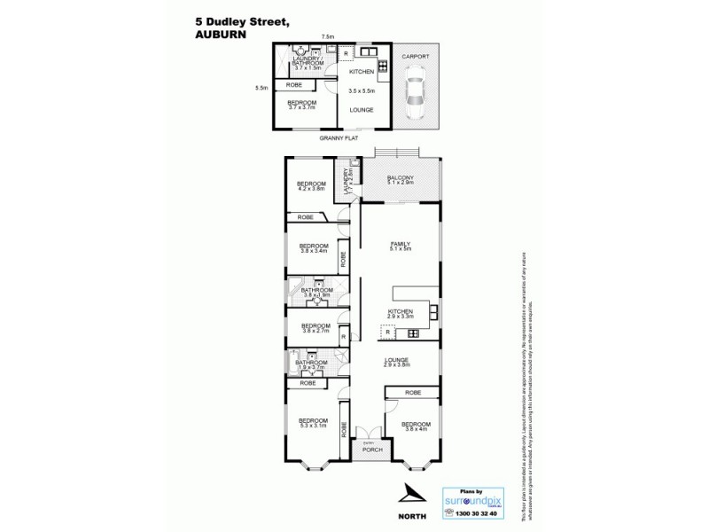 5 Dudley St, Auburn NSW 2144 Floorplan