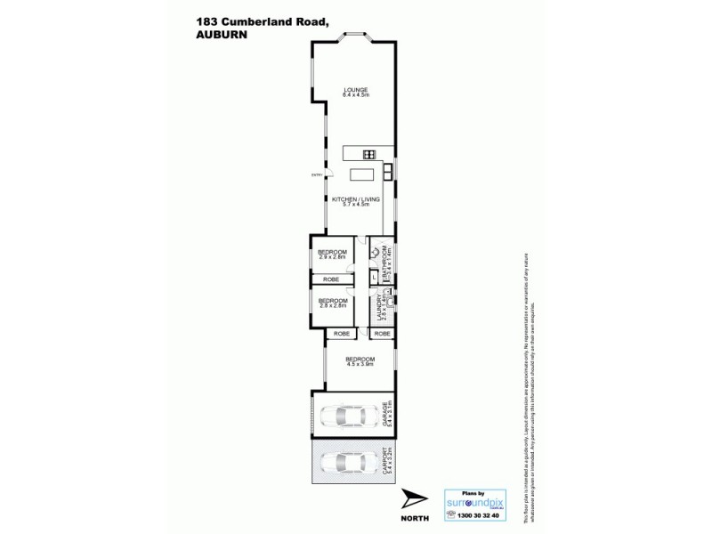 183 Cumberland Rd, Auburn NSW 2144 Floorplan