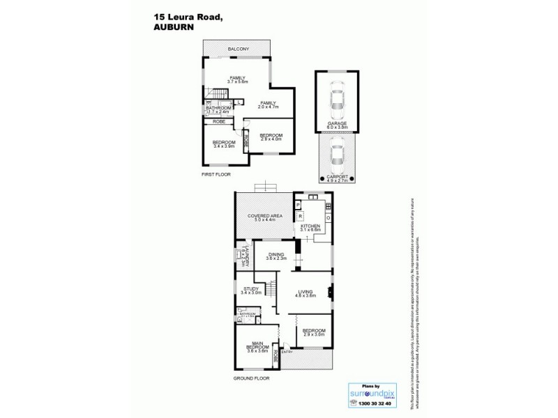 15 Leura Rd, Auburn NSW 2144 Floorplan