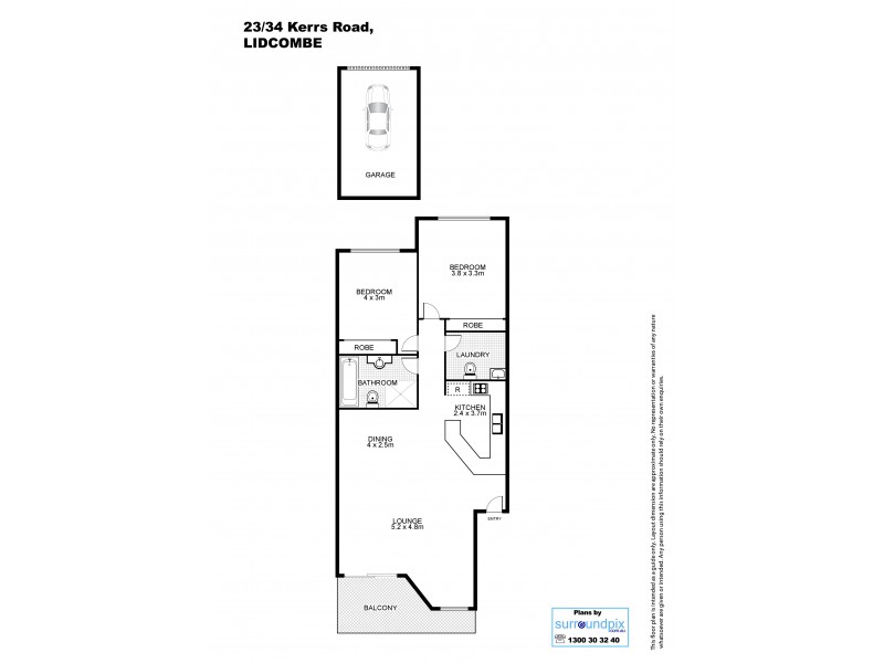 23/34-38 Kerrs Road, Lidcombe NSW 2141 Floorplan