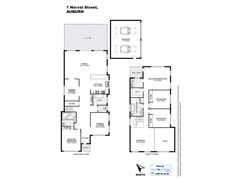1 Norval St, Auburn NSW 2144 Floorplan
