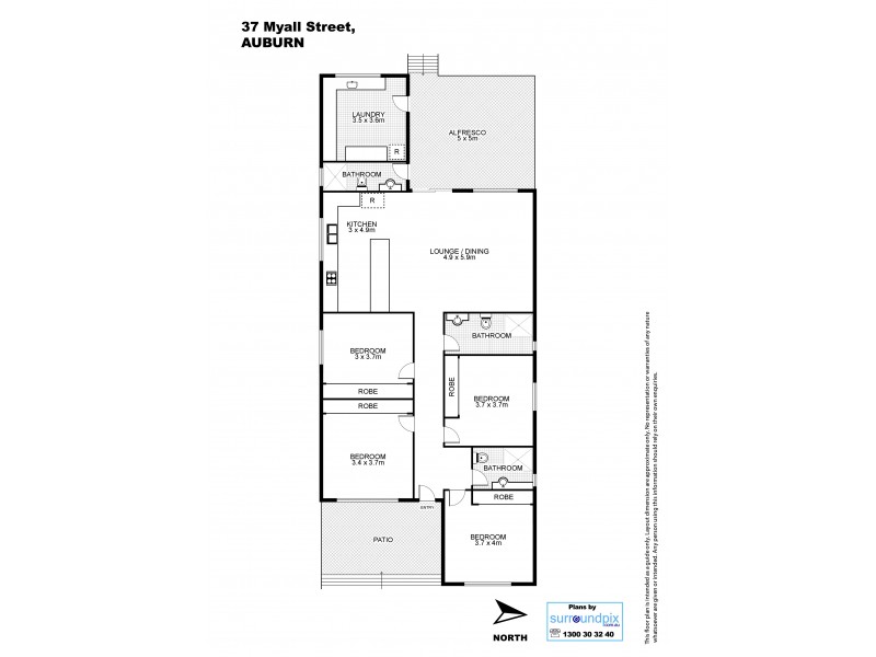 37 Myall Str, Auburn NSW 2144 Floorplan