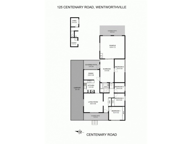 125 Centenary Rd, Wentworthville NSW 2145 Floorplan
