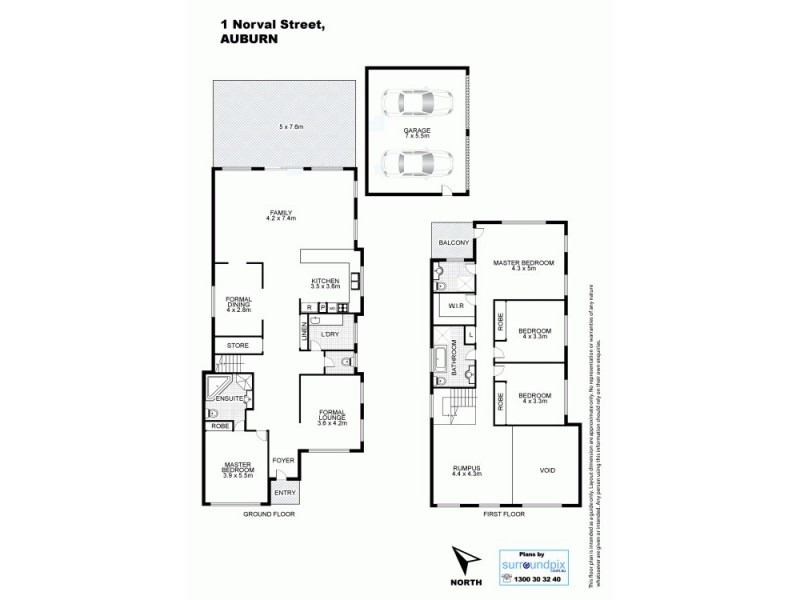 1 Norval St, Auburn NSW 2144 Floorplan