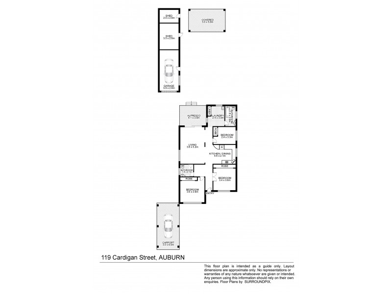 119 Cardigan St, Auburn NSW 2144 Floorplan