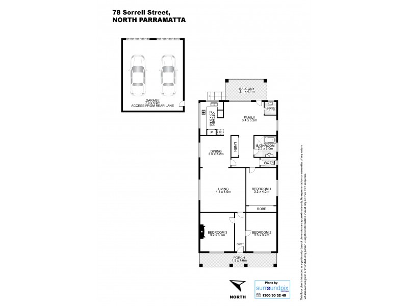 78 Sorrell St, North Parramatta NSW 2151 Floorplan