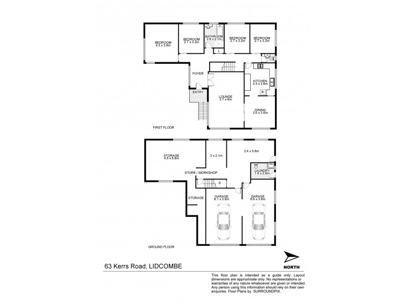 63 Kerrs Rd, Lidcombe NSW 2141 Floorplan