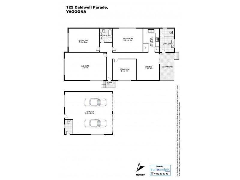 122 Caldwell Parade, Yagoona NSW 2199 Floorplan