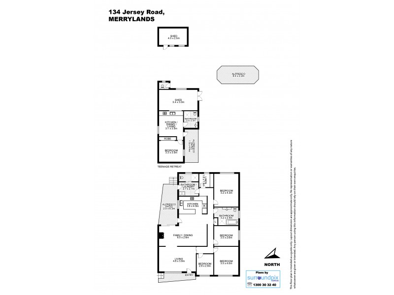 134 Jersey Road, Merrylands NSW 2160 Floorplan