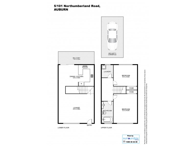 5/101 Northumberland Rd, Auburn NSW 2144 Floorplan