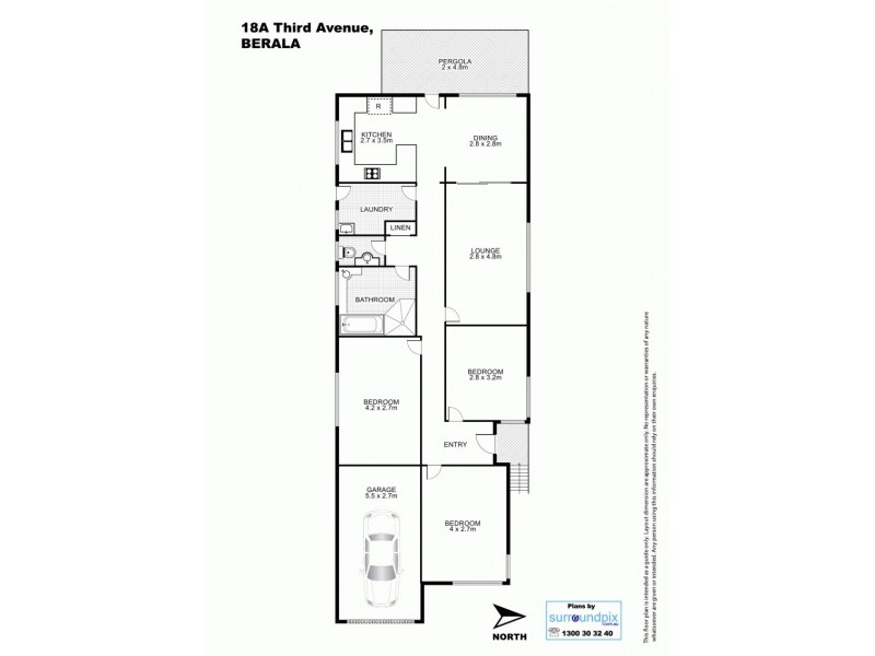 18A Third Ave, Berala NSW 2141 Floorplan