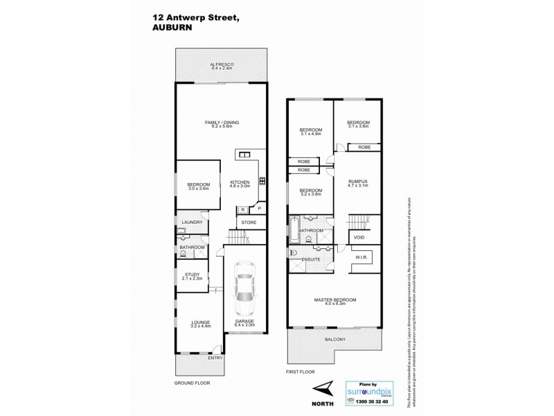 12 Antwerp St, Auburn NSW 2144 Floorplan