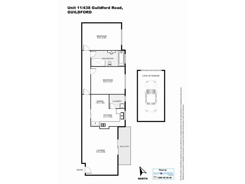 11/438 Guildford Rd, Guildford NSW 2161 Floorplan