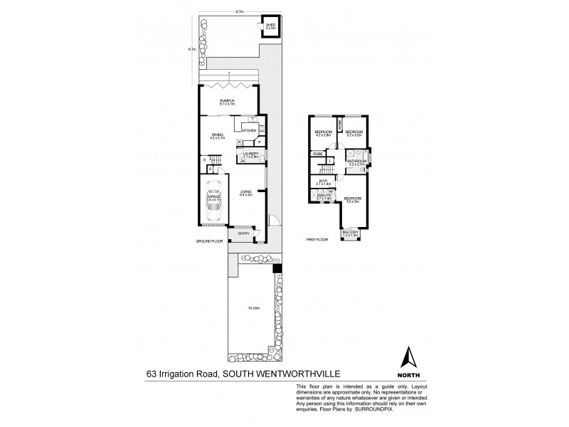 63 Irrigation Road, South Wentworthville NSW 2145 Floorplan