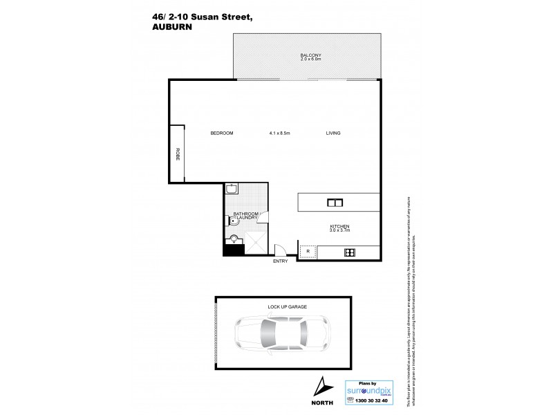 46/2-10 Susan St, Auburn NSW 2144 Floorplan