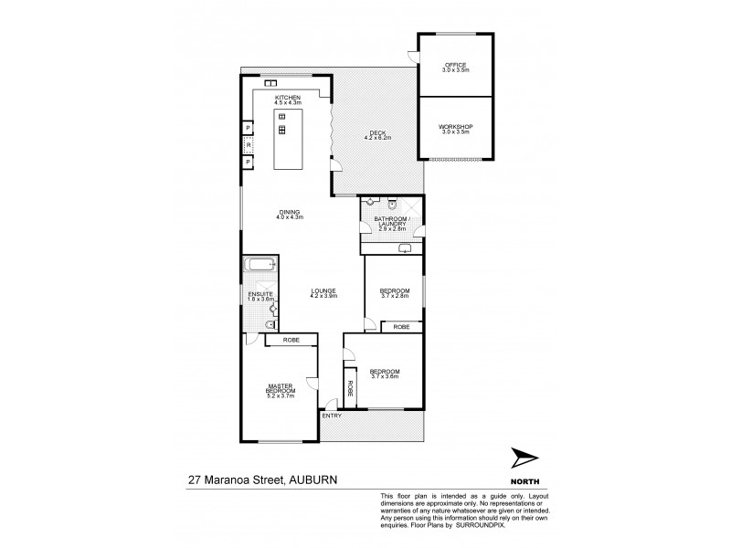 27 Maranoa St, Auburn NSW 2144 Floorplan