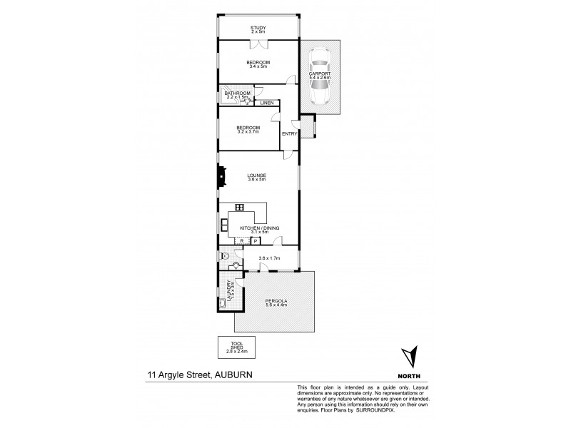 11 Argyle Street, Auburn NSW 2144 Floorplan