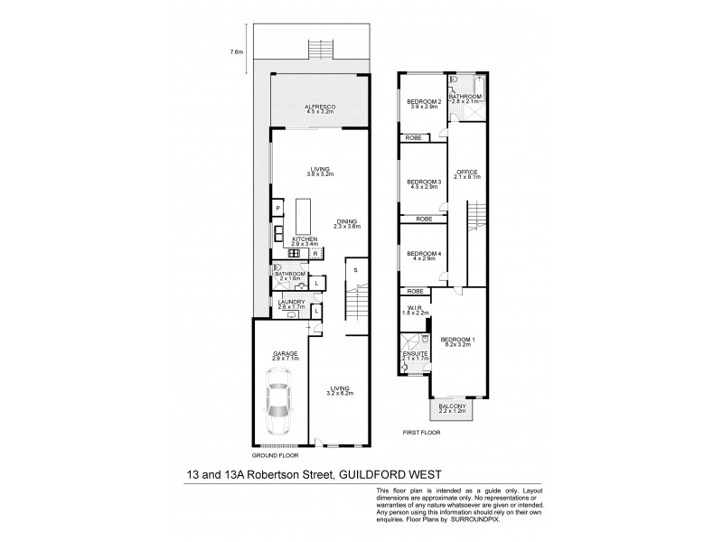 13A Robertson St, Guildford NSW 2161 Floorplan