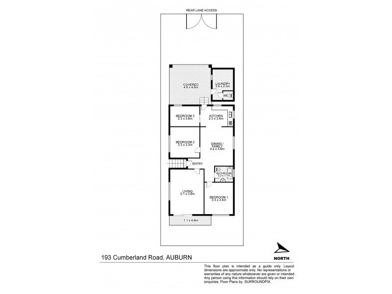 193 Cumberland Road, Auburn NSW 2144 Floorplan