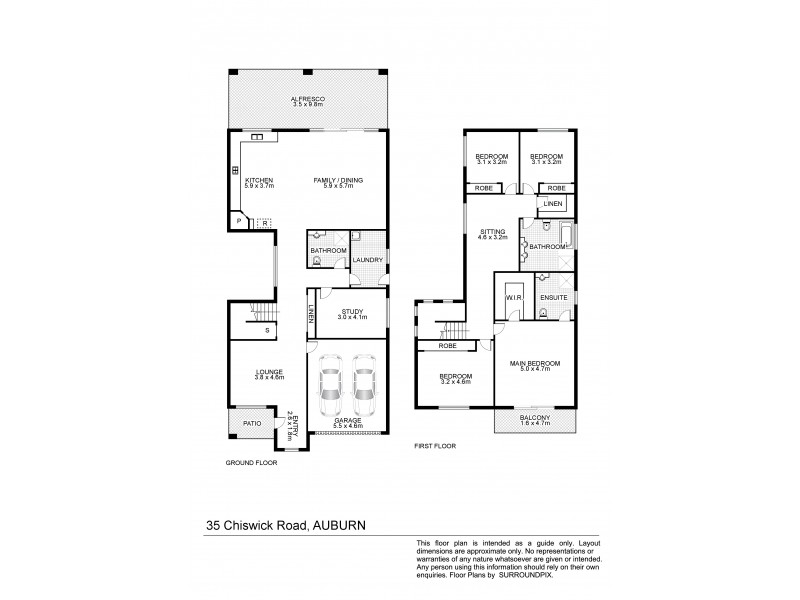 35 Chiswick Rd, Auburn NSW 2144 Floorplan