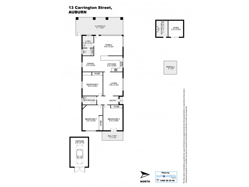 13 Carrington St, Auburn NSW 2144 Floorplan