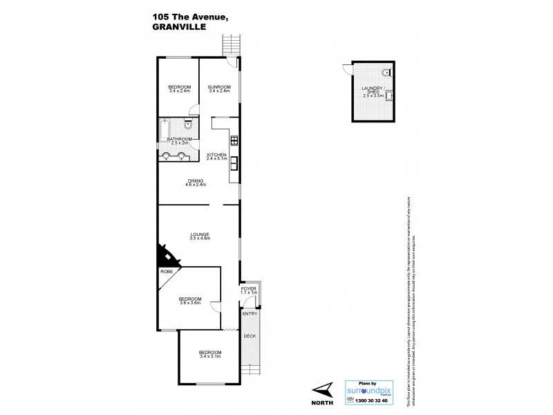 105 The Avenue, Granville NSW 2142 Floorplan