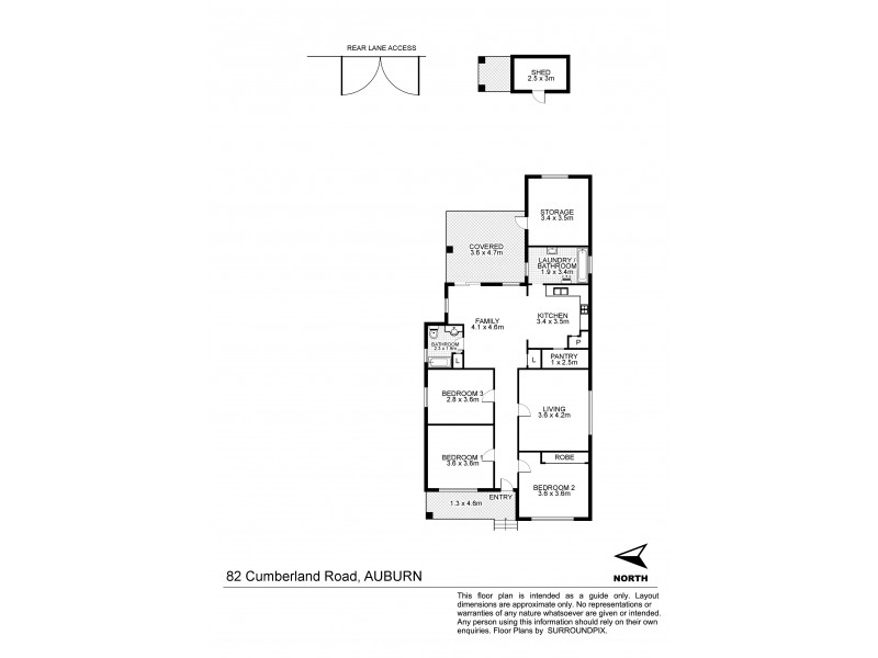 82 Cumberland Road, Auburn NSW 2144 Floorplan