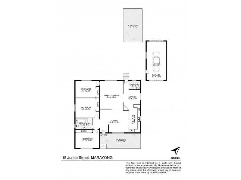 18 Junee Street, Marayong NSW 2148 Floorplan