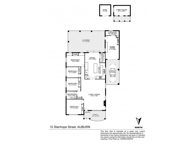 10 Stanhope St, Auburn NSW 2144 Floorplan