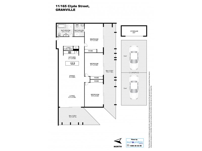 11/165 Clyde St, Granville NSW 2142 Floorplan