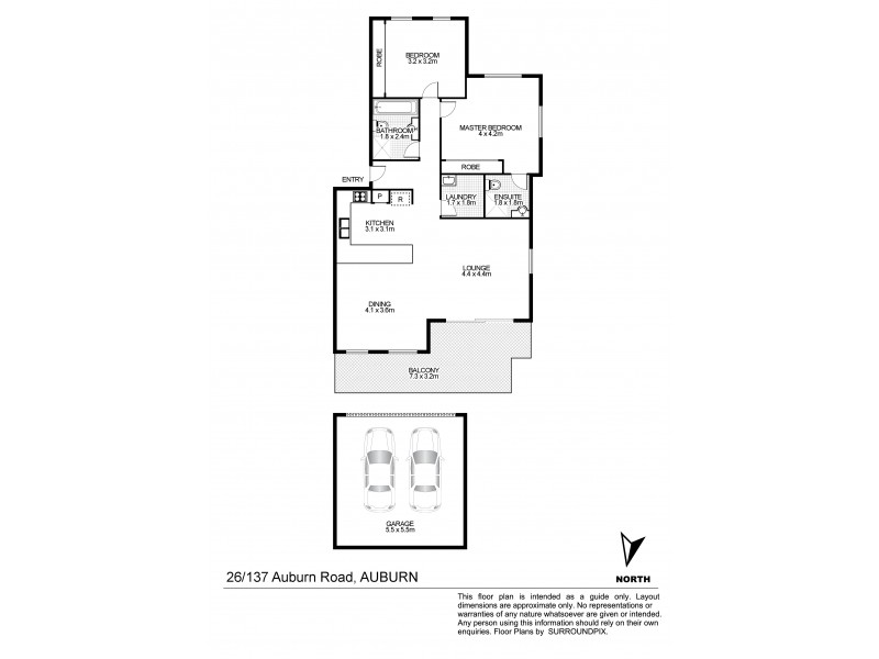 26/137 Auburn Rd, Auburn NSW 2144 Floorplan
