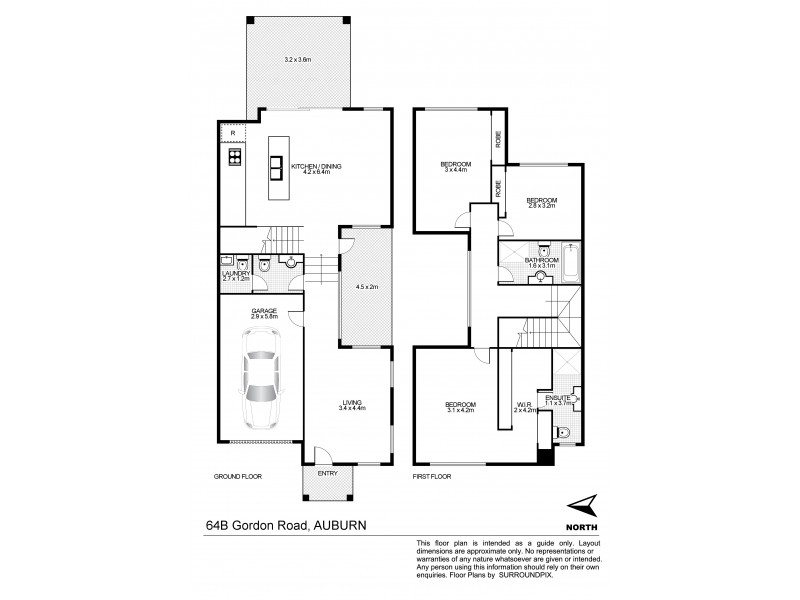 64B Gordon Rd, Auburn NSW 2144 Floorplan
