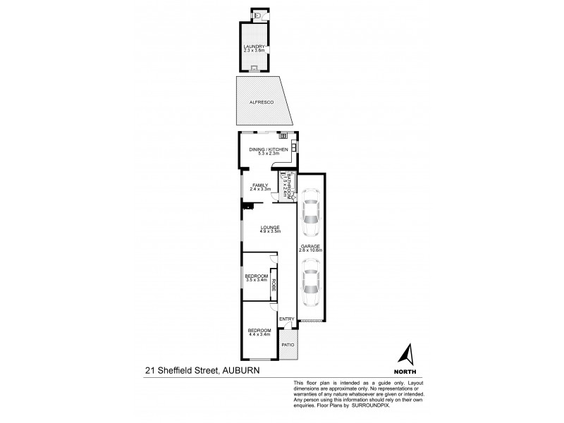 21 Sheffield Street, Auburn NSW 2144 Floorplan