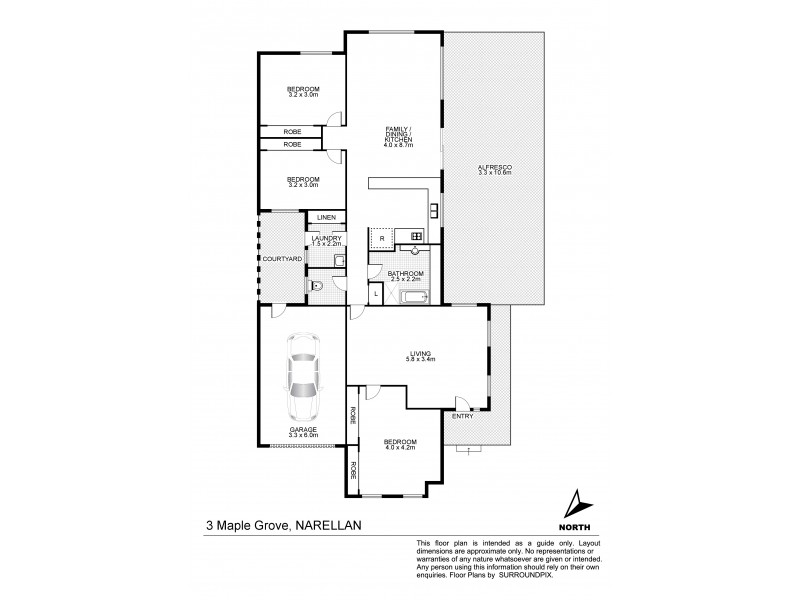 3 Maple Grove, Narellan NSW 2567 Floorplan