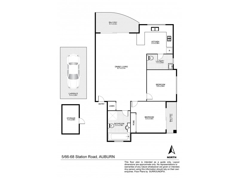 5/66-68 Station Road, Auburn NSW 2144 Floorplan