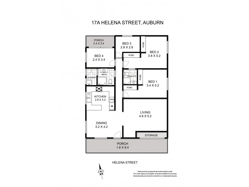 17A Helena St, Auburn NSW 2144 Floorplan