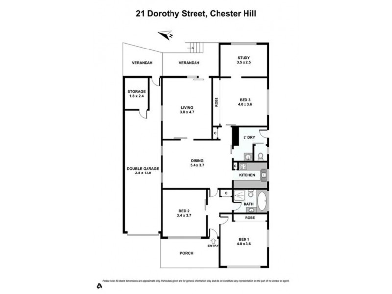 21 Dorothy St, Chester Hill NSW 2162 Floorplan