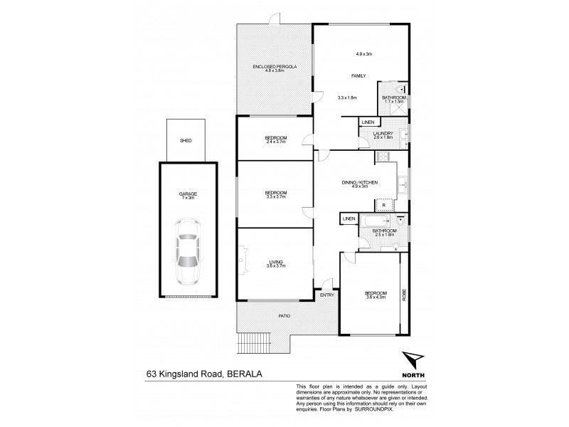 63 Kingsland Rd, Berala NSW 2141 Floorplan