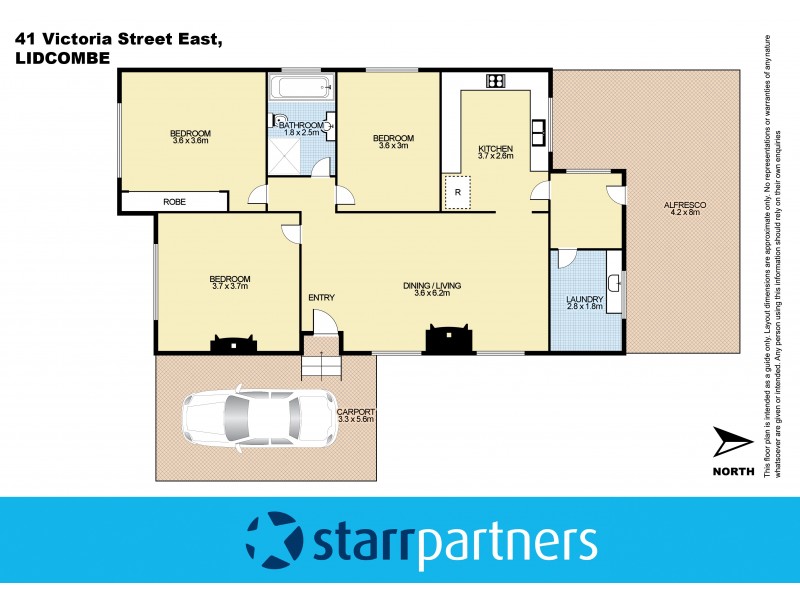 41 Victoria St, Lidcombe NSW 2141 Floorplan